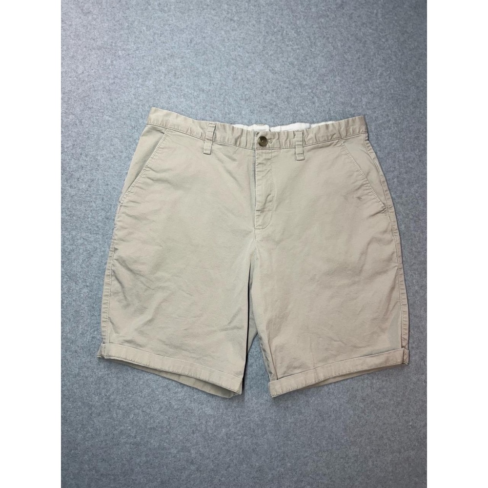 Calvin Klein Shorts Mens Waist 34 Khaki‎  Belt Loops Button Zipper Casual